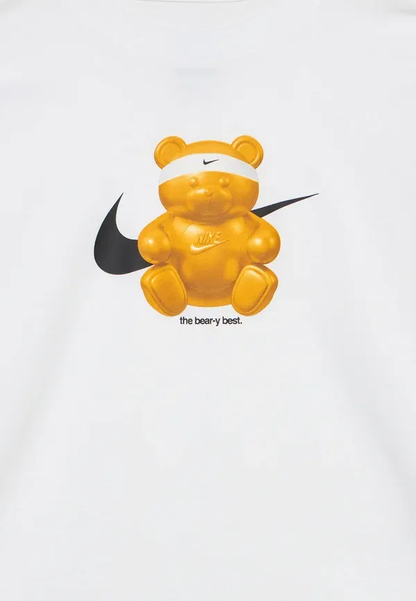 Футболка свободного кроя с принтом медведя Nike Sportswear, белый — фото 3