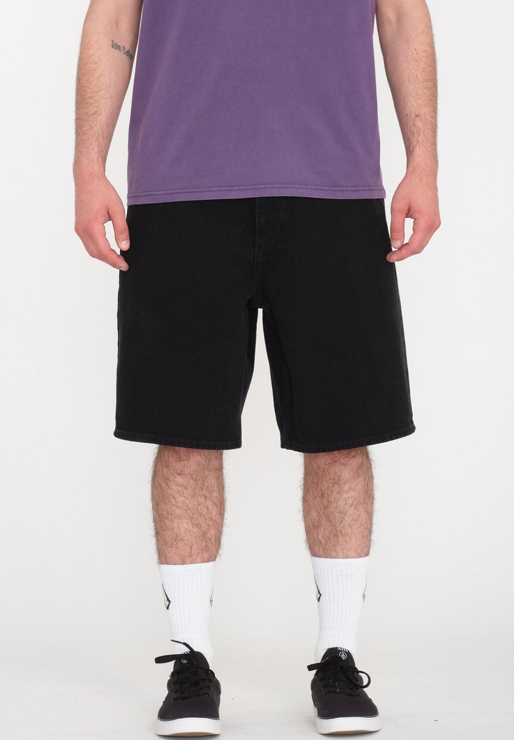 

Джинсовые шорты BILLOW Volcom, цвет black