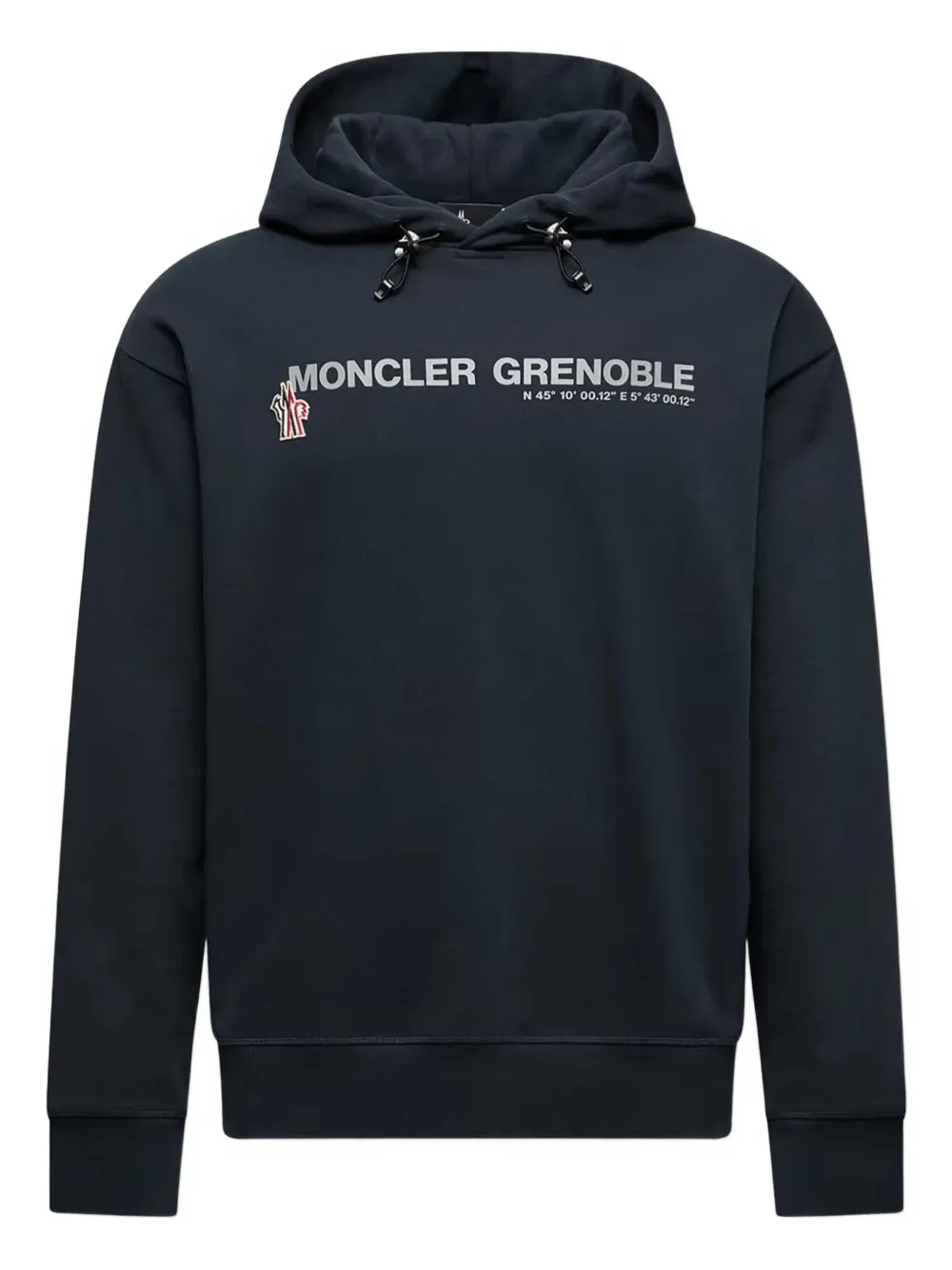 

Худи с вышитым логотипом Moncler Grenoble, синий