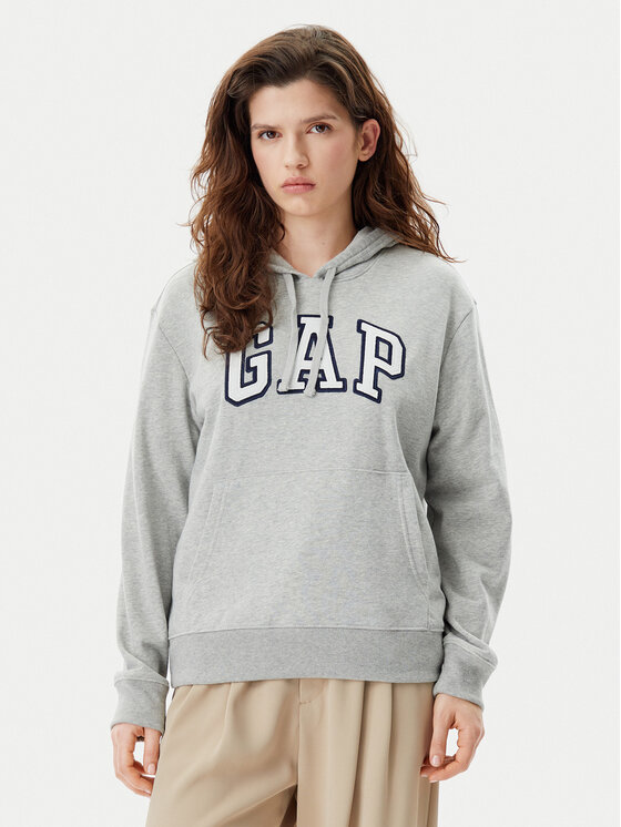 

Свободный крой толстовки 870537-00 Gap, серый