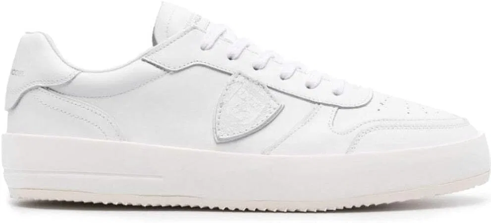 Мужские кроссовки Philippe Model Nice Low из гладкой кожи, черные — фото 4