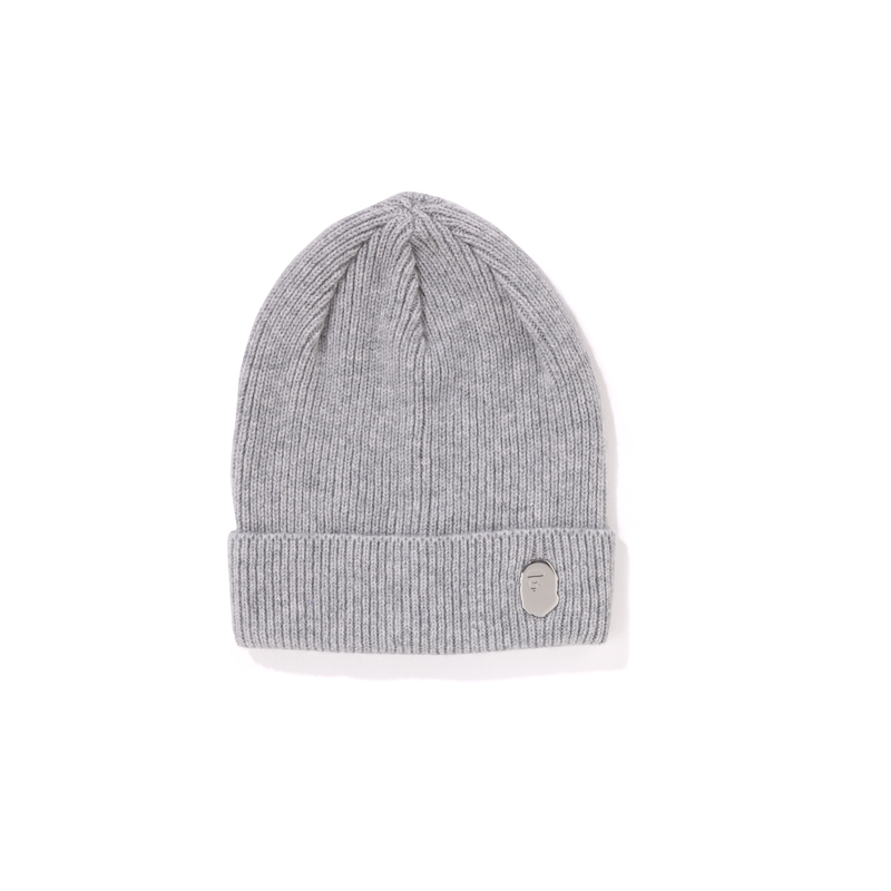 

A BATHING APE Шерстяная вязаная шапка, Gray GYX