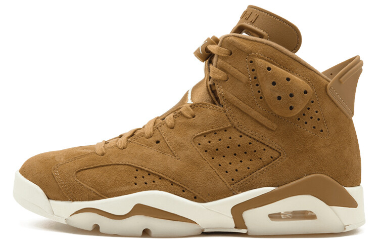 

Кроссовки JORDAN 6 Retro Wheat, Коричневый, Кроссовки JORDAN 6 Retro Wheat