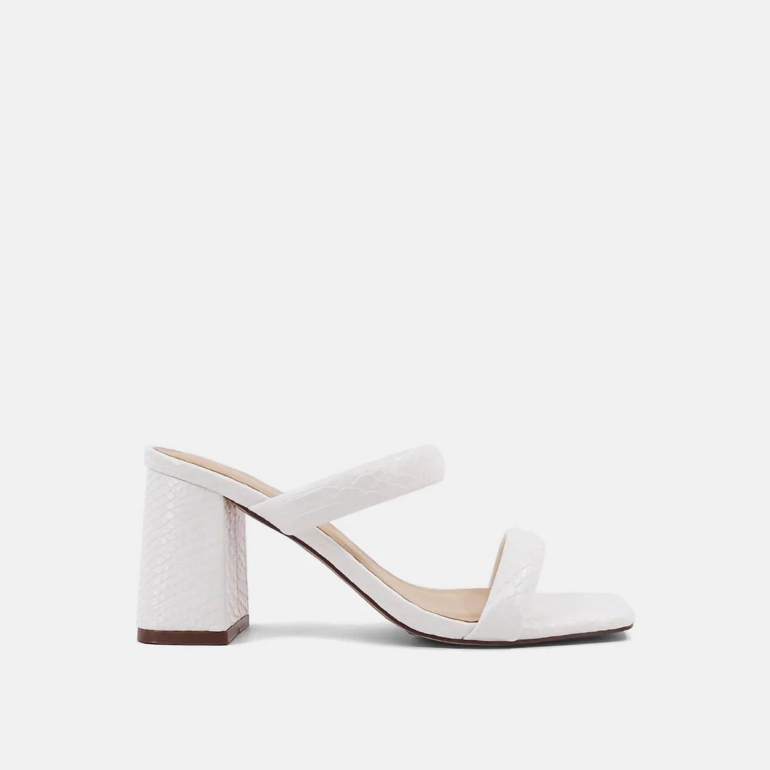 Женские туфли Farah на каблуках в цвете Off White Snake SHU SHOP — фото 2