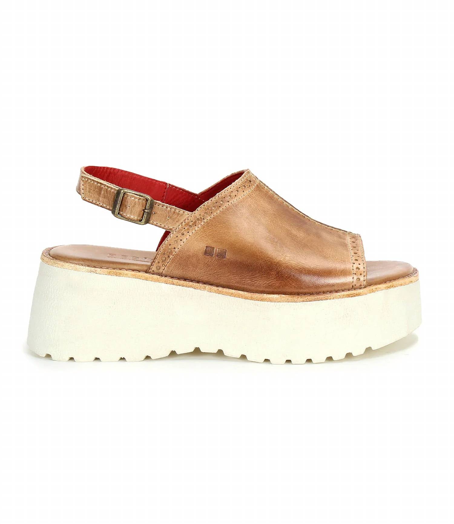 Library Sandal In Tan Rustic BEDSTU, Tan Rustic