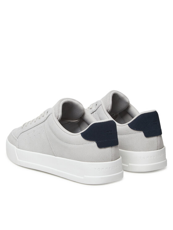 Кроссовки Th Court Summer Suede FM0FM05517 Tommy Hilfiger, серый — фото 3