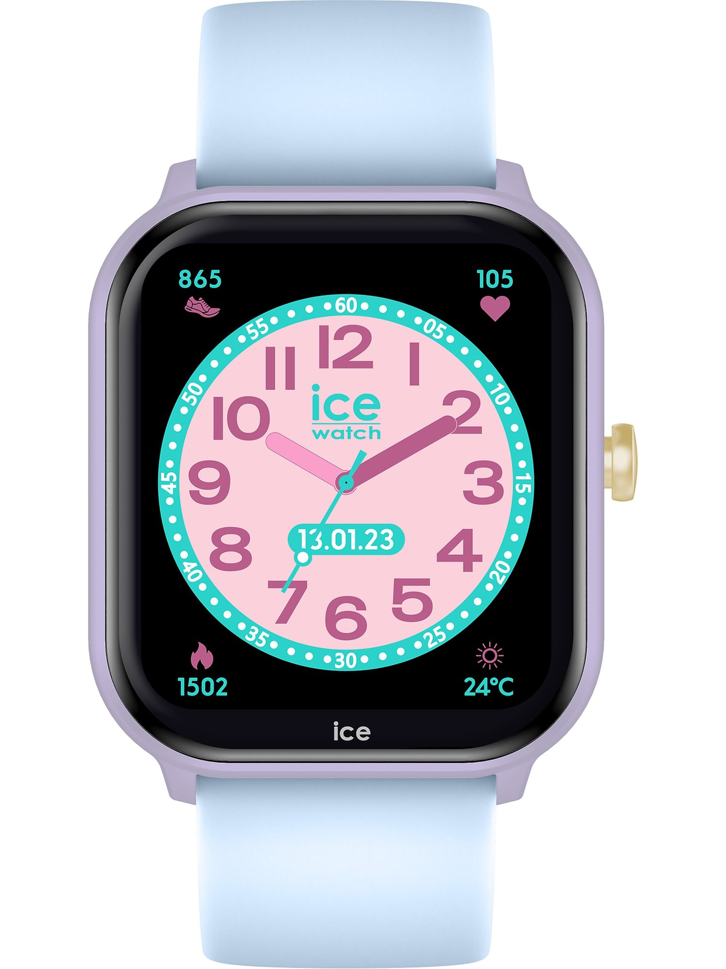 

ICE WATCH Цифровые часы 'Smart Junior 2.0' в светло-голубом цвете