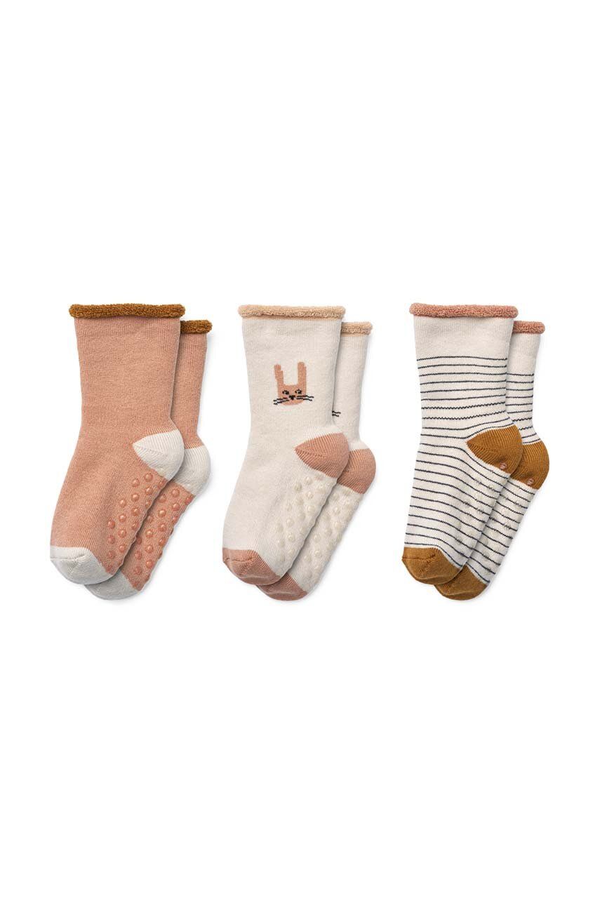 

Детские носки Liewood Eloy Baby Socks 3 шт. в упаковке 3 шт, розовый