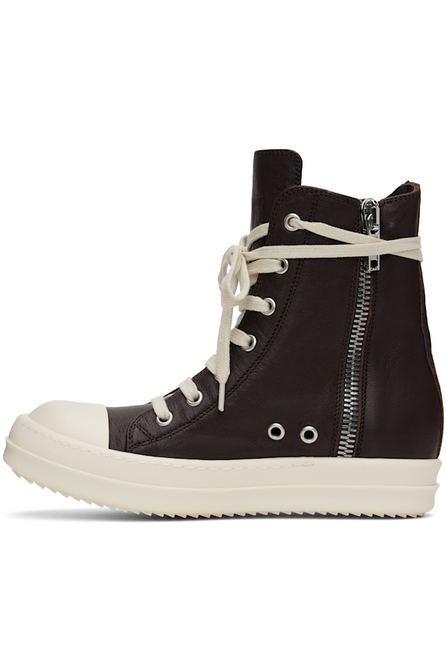 Кроссовки из козьей кожи Hollywood Rick Owens, мультиколор — фото 3