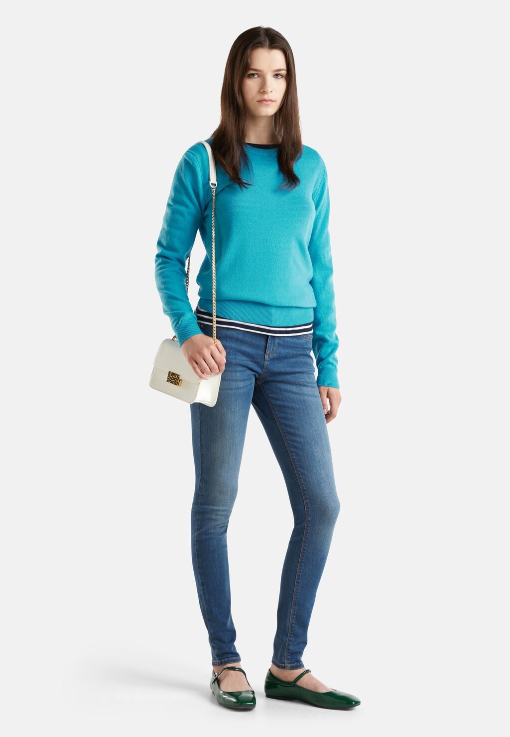 

Джемпер CREW NECK United Colors of Benetton, синий