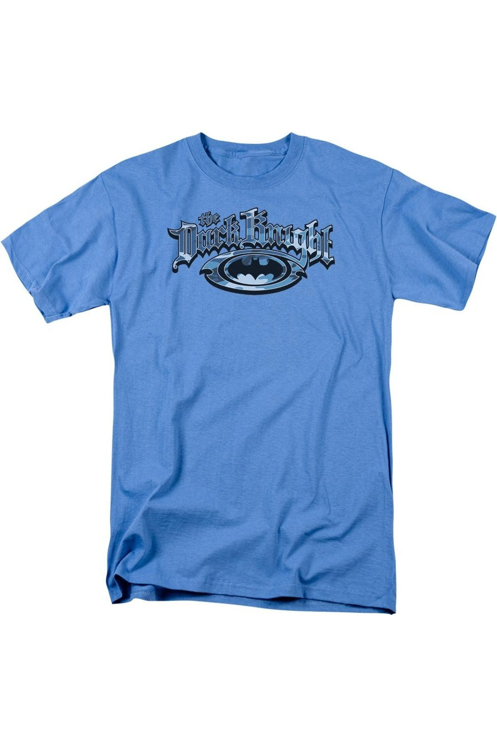 

Футболка Batman Dark Knight Blue Camo с коротким рукавом для взрослых Gildan, цвет carolina blue