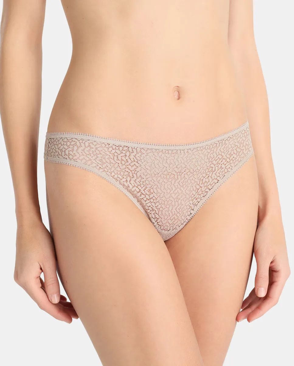 

Dkny женские сексуальные кружевные стринги, бежевый