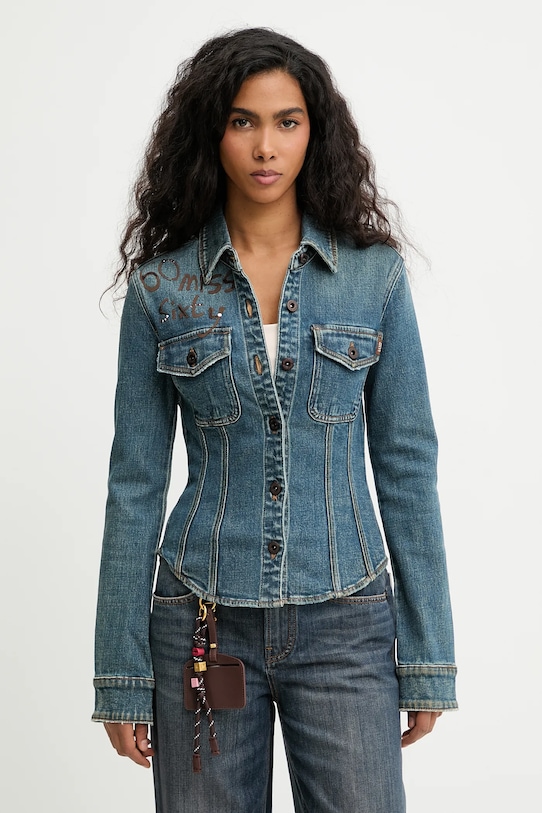 

Джинсовая рубашка Miss Sixty, синий