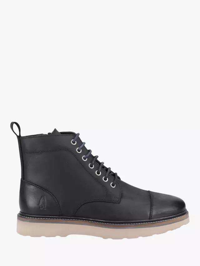 

Ботинки Hush Puppies Milo Leather Lace-Up, черный