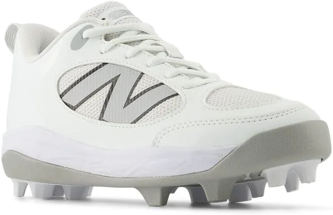 Кроссовки New Balance Unisex-Child 3000 V7 с резиновой формованной подошвой (для маленьких детей), белый/черный — фото 4