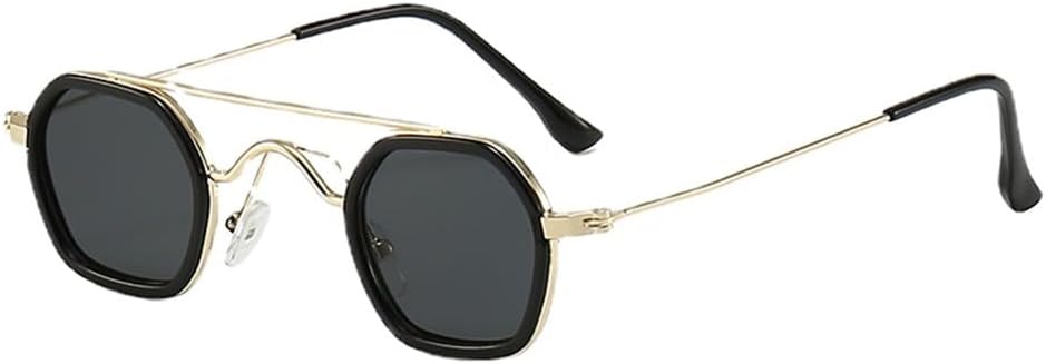 

Женские солнцезащитные очки в форме многоугольника из металла, винтажные женские солнцезащитные очки с защитой от УФ-излучения, мужские очки для вождения с защитой UV400 KTUCN, 3