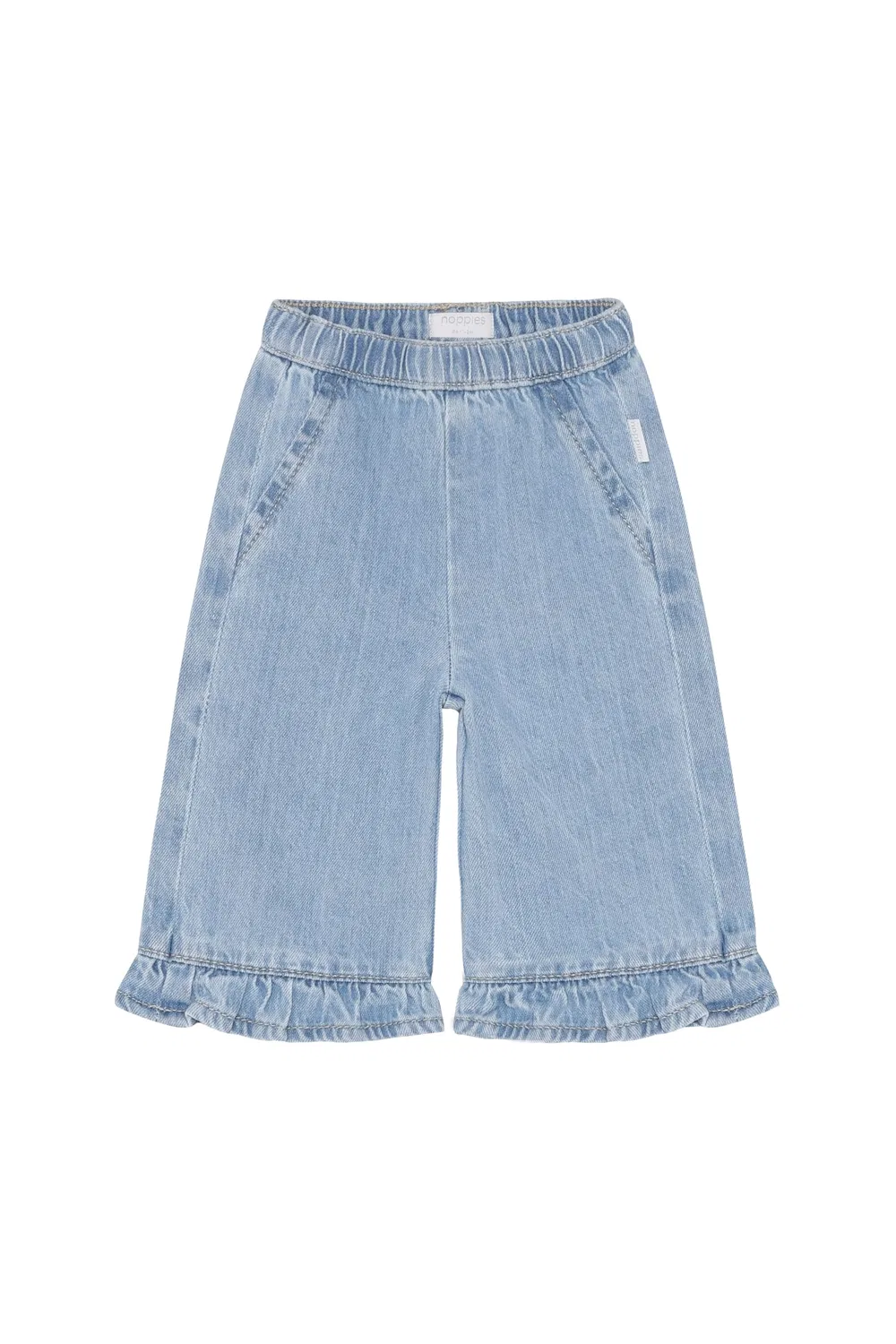 Штаны прямого кроя из денима Noppies, light blue denim