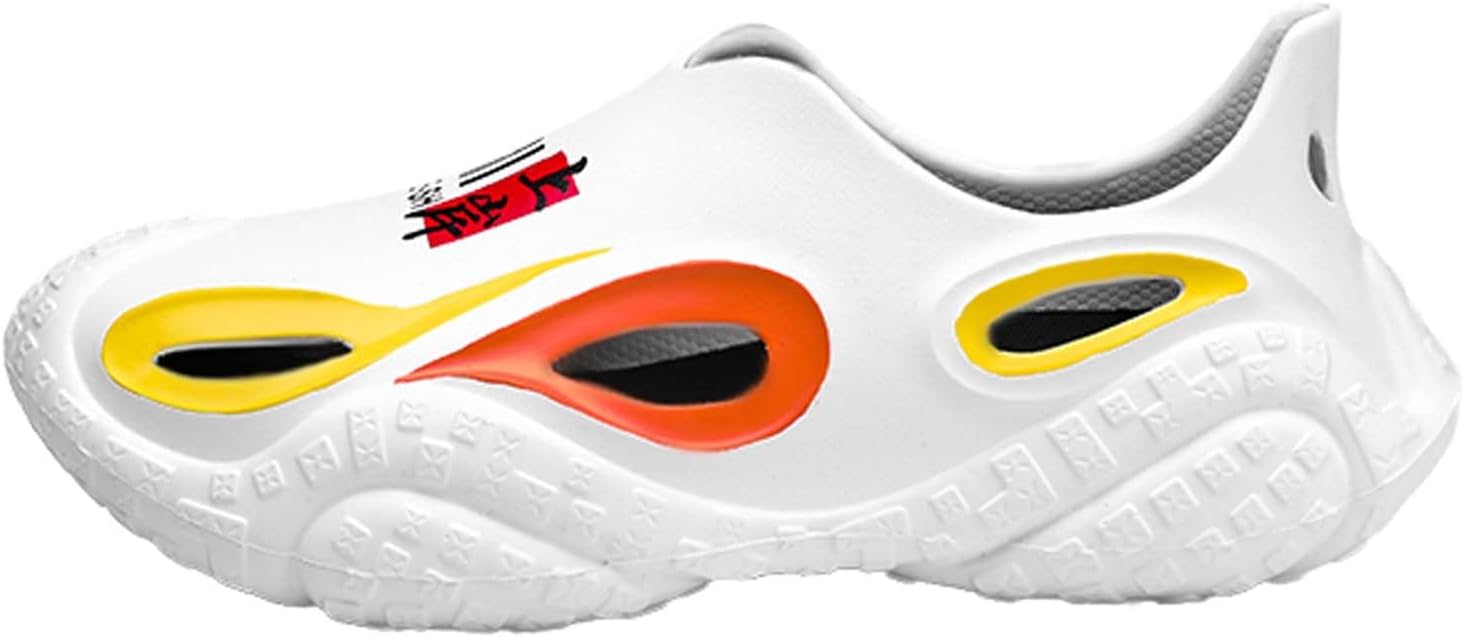 

Сандалии и шлепанцы с отверстиями для мужчин с противоскользящей подошвой для ношения на улице Cyyds, белый