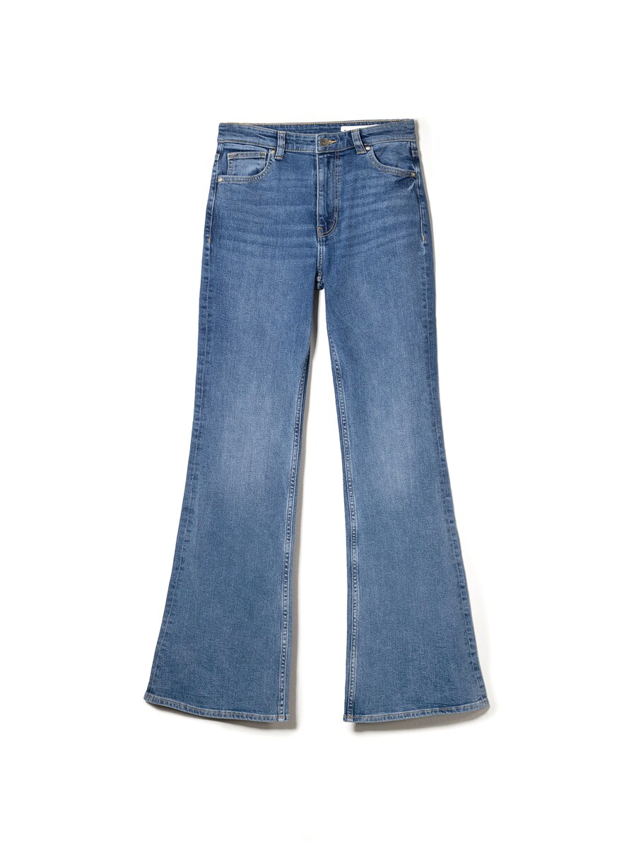 

Расклешенные джинсы Bershka, Blue denim