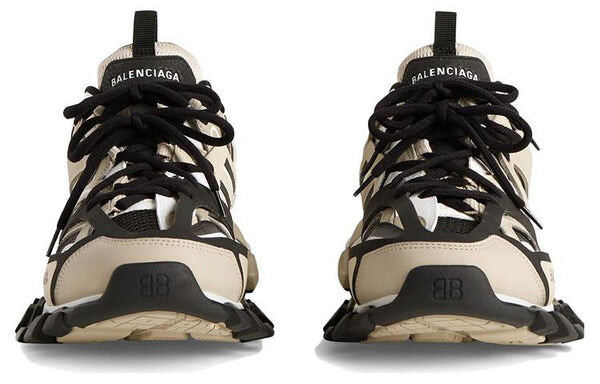 Кроссовки track sneakers 'beige and black mesh and nylon' Balenciaga, бежевый — фото 4