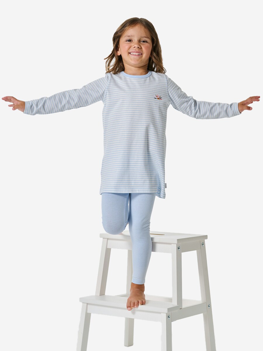 Пижама SCHIESSER Nightwear, светло-голубой — фото 4