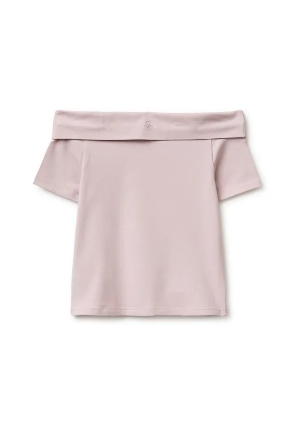 Простая футболка United Colors Of Benetton, Pink — фото 2