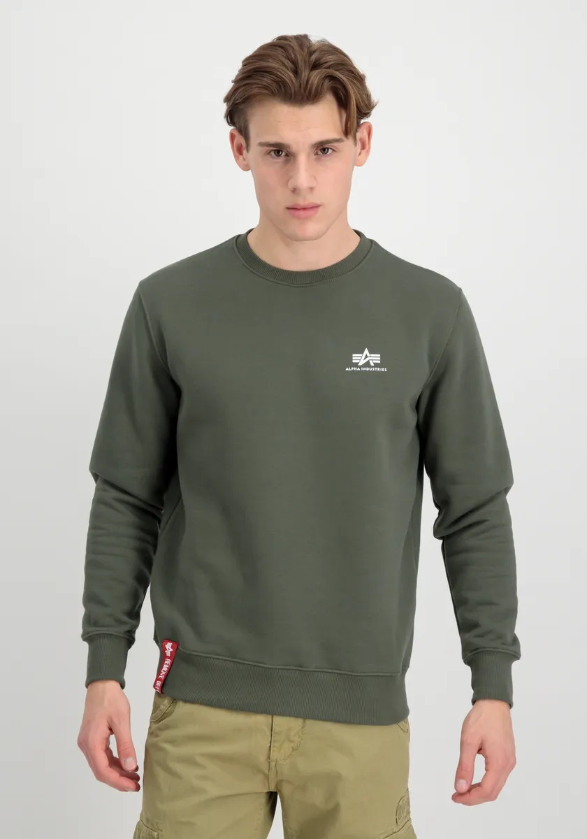 

Свитер Alpha Industries " Alpha Industries Мужчины - Толстовки Базовый свитер с маленьким логотипом", оливковый