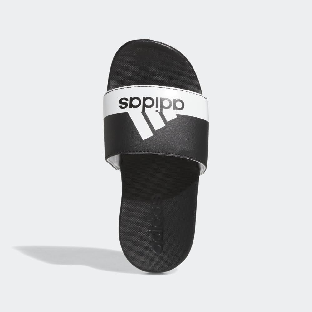 Шлепанцы Adidas Adilette Comfort для мальчиков, белый/черный — фото 3