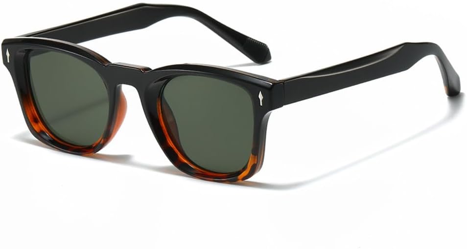 

Женские солнцезащитные очки для мужчин в стиле панк с защитой от УФ-излучения UV400 и заклепками для занятий спортом на открытом воздухе, бега и езды generic, Black Leopard