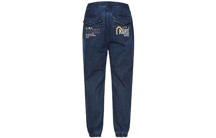 

Джинсы мужские деним синие Evisu, синий