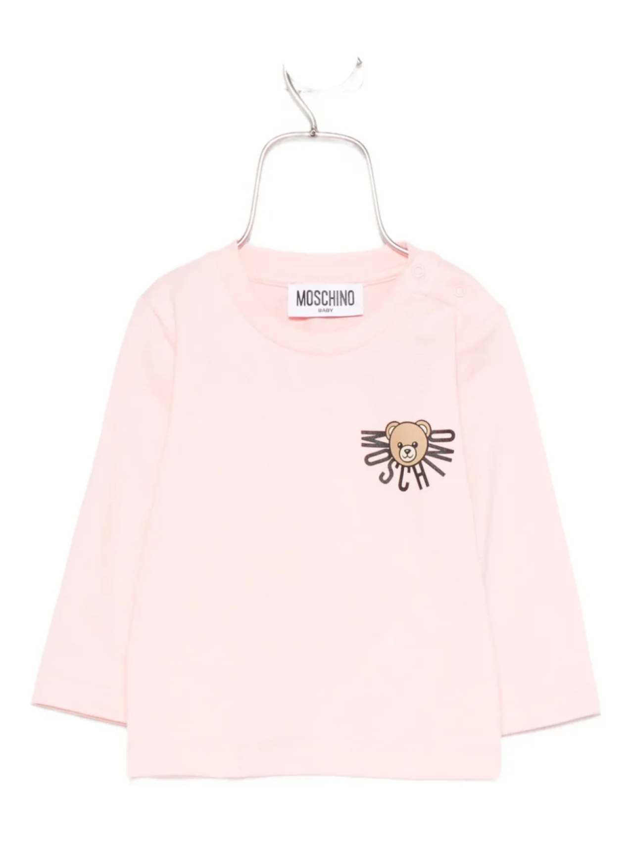 

Толстовка Moschino Kids с мотивом Teddy Bear, розовый