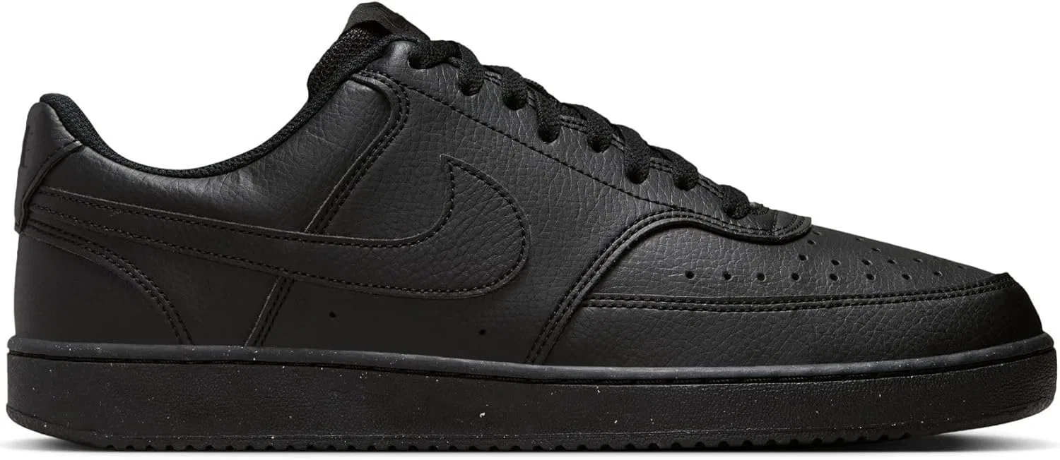 Мужские баскетбольные кроссовки Nike Court Vision Low, Black/Black/Black — фото 4