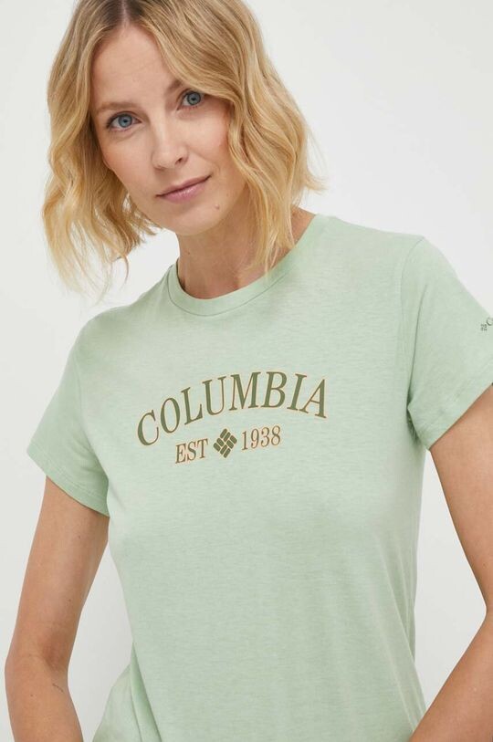 

Трек футболка Columbia, зеленый