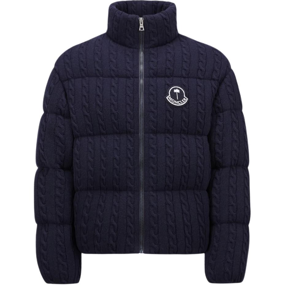 

MONCLER GENIUS Короткая пуховая куртка Moncler X Palm Angels Austru, Night Blue