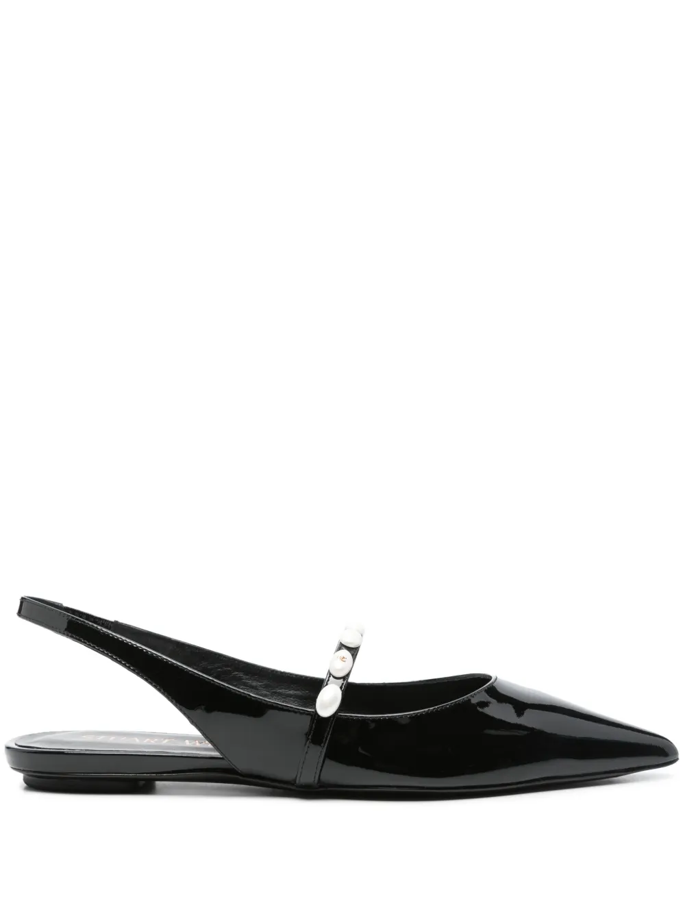 Лакированные мюли Stuart Weitzman, черный