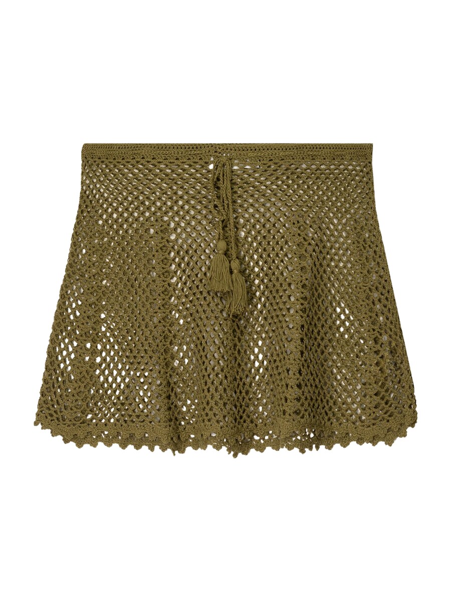 

Юбка Bershka, оливковый