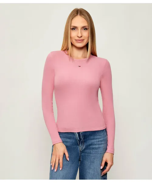 

Базовая блузка Slim fit Tommy Jeans, розовый