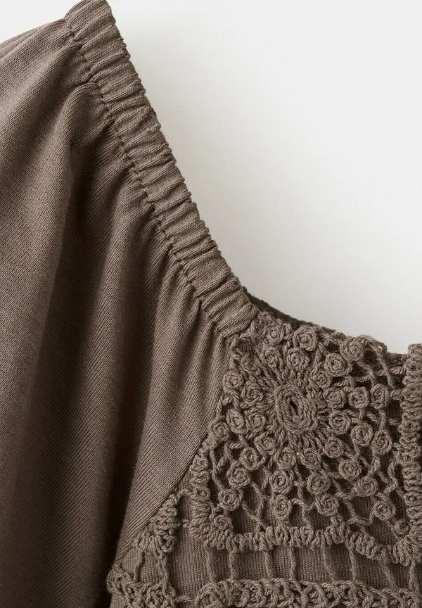 Детский комбинезон Mango Kids, Brown — фото 4