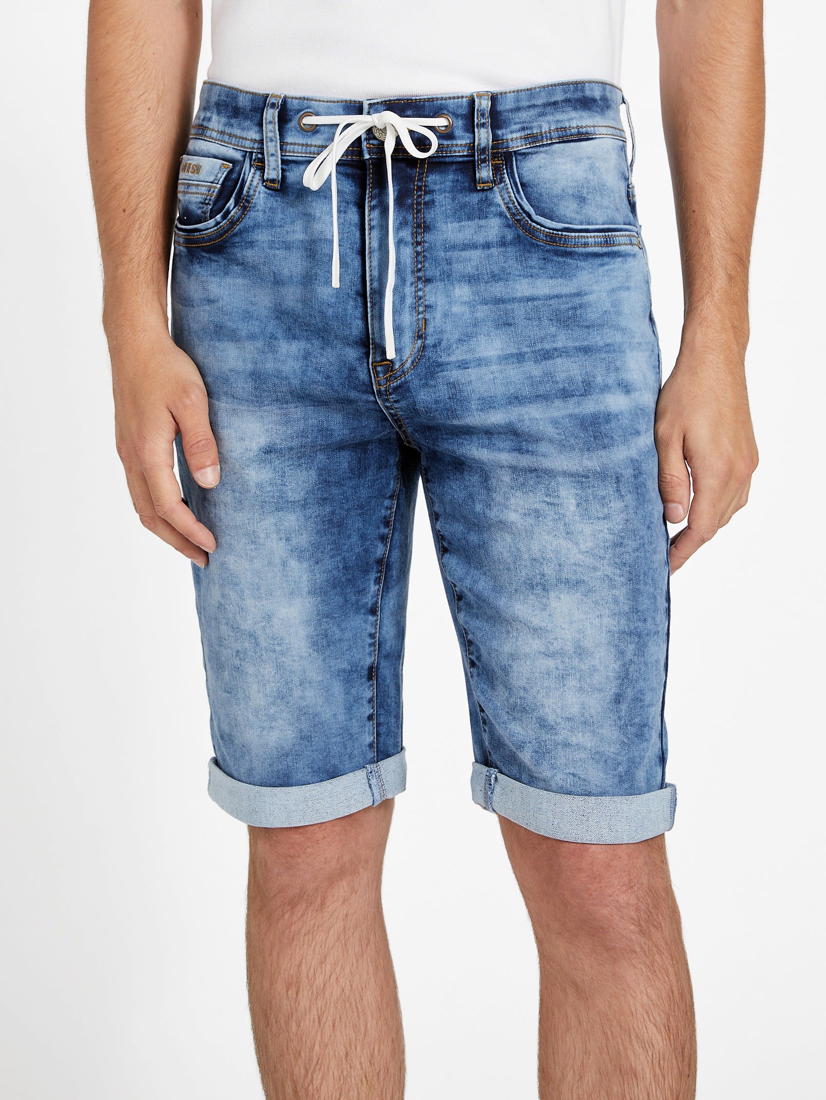 

Шорты из денима Eco Linus Rolled Guess Factory, цвет medium wash
