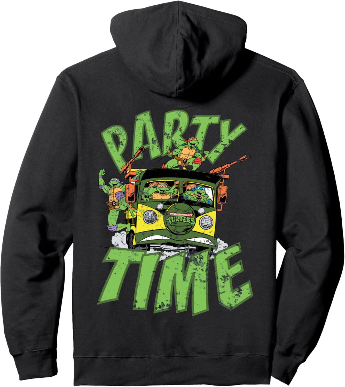 

Худи US TMNT Gang Retro Party Wagon 01 Teenage Mutant Ninja Turtles, черный