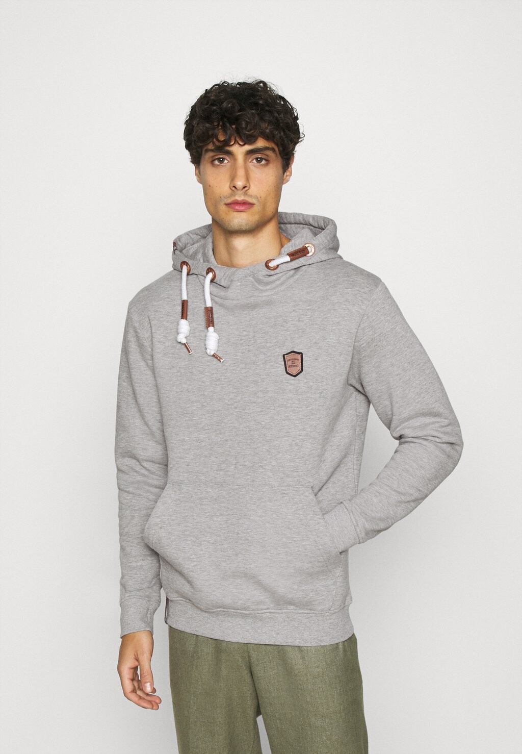 

Толстовка NEVILLY INDICODE JEANS, цвет light grey mix