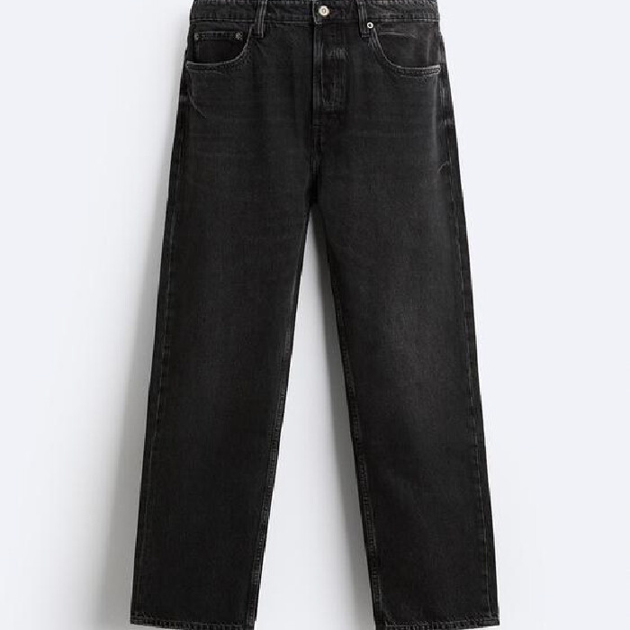 

Джинсы Zara Straight Fit, черный