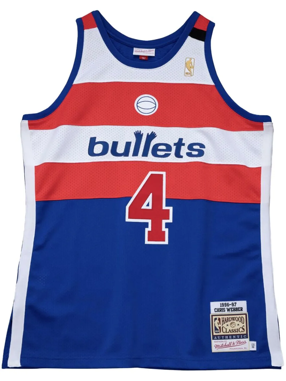 

Топ NBA Washington Bullets 96-97 Chris Webber Authentic Mitchell & Ness, синий