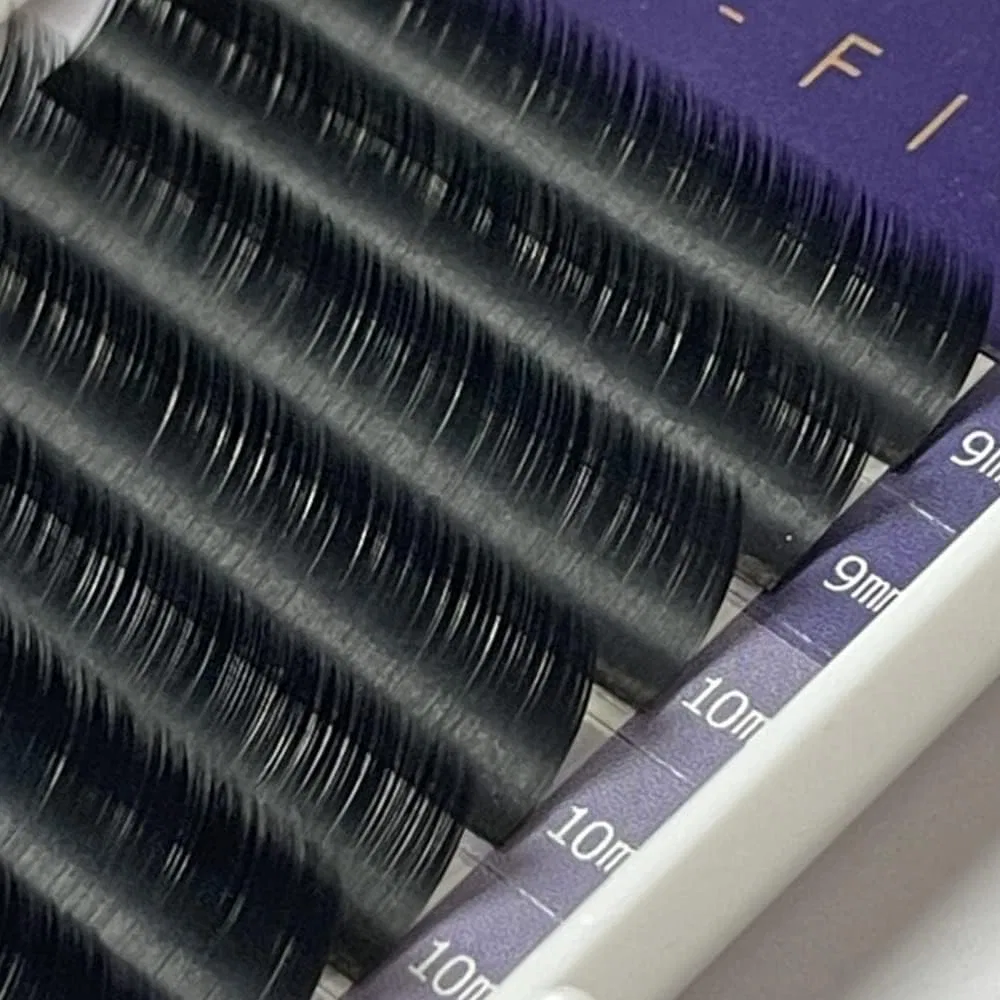 Ресницы плоские B-FLAT Flat Lash, смешанные 9-13 мм, черные, IOVV — фото 2