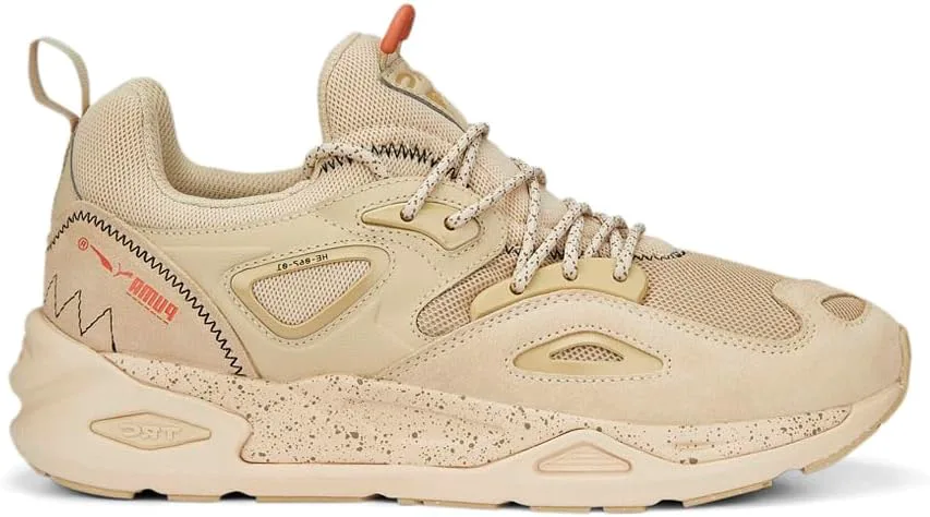 Мужские кроссовки PUMA TRC Blaze Elevated Hike с шнуровкой, повседневные - бежевые, бежевый
