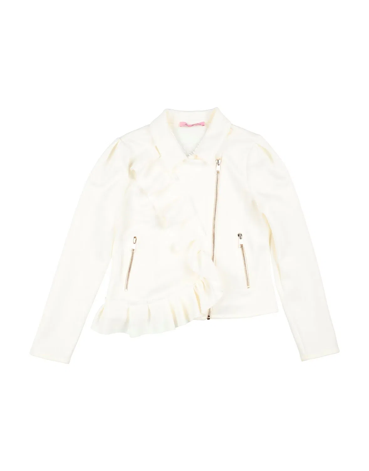 Куртка с рюшами Miss Blumarine Ivory
