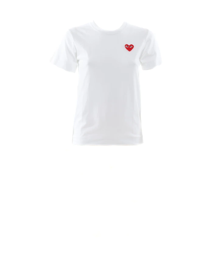 

Футболка с логотипом Comme Des Garçons Play, белый