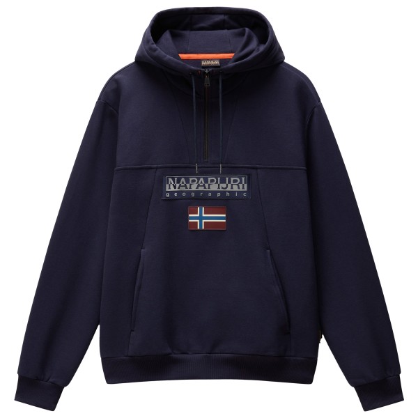 

Толстовка Burgee с капюшоном на молнии 2.0 - hoodie Napapijri, синий