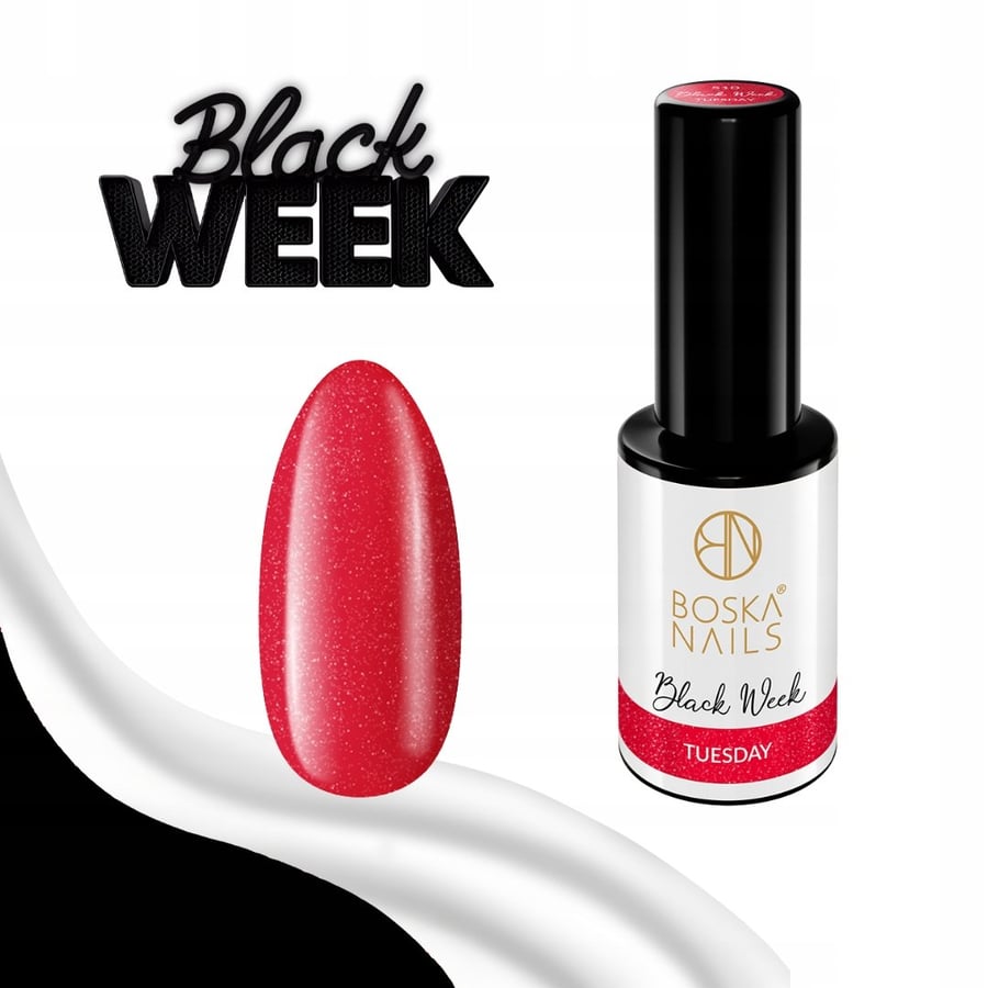 

Гибридный лак Black Week №. 510 вторник Boska Nails 6 мл