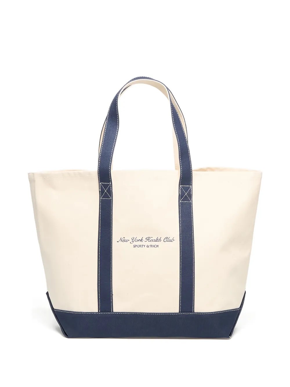 

Сумка-тоут с логотипом Sporty & Rich, бежевый